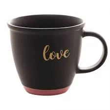 Caneca Rojemac Ceramica Love Pto/rosa 660ml