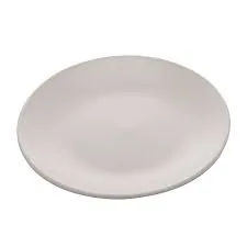 Prato Lyor Raso De Ceramica Cronus Bege 27cm