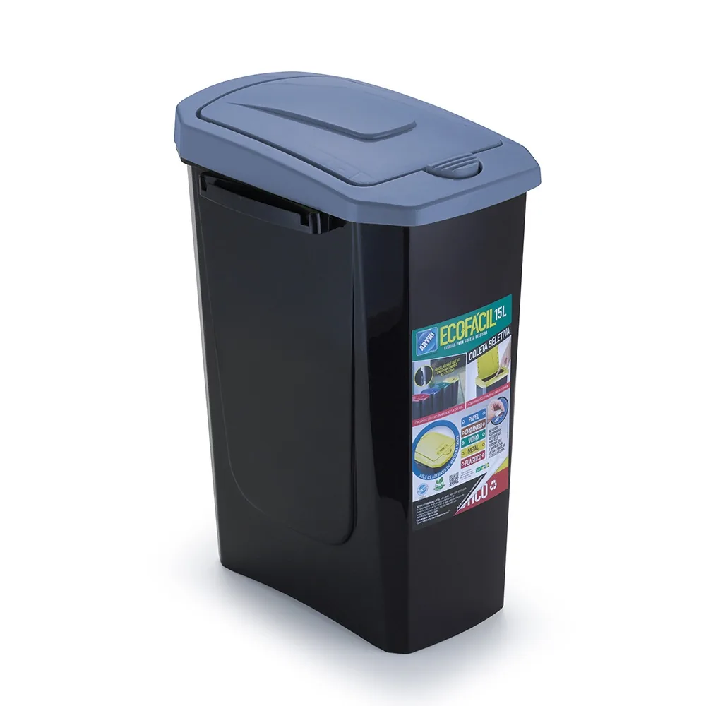 Lixeira Arthi Ecofacil Tampa Autom 5071 15 Lts
