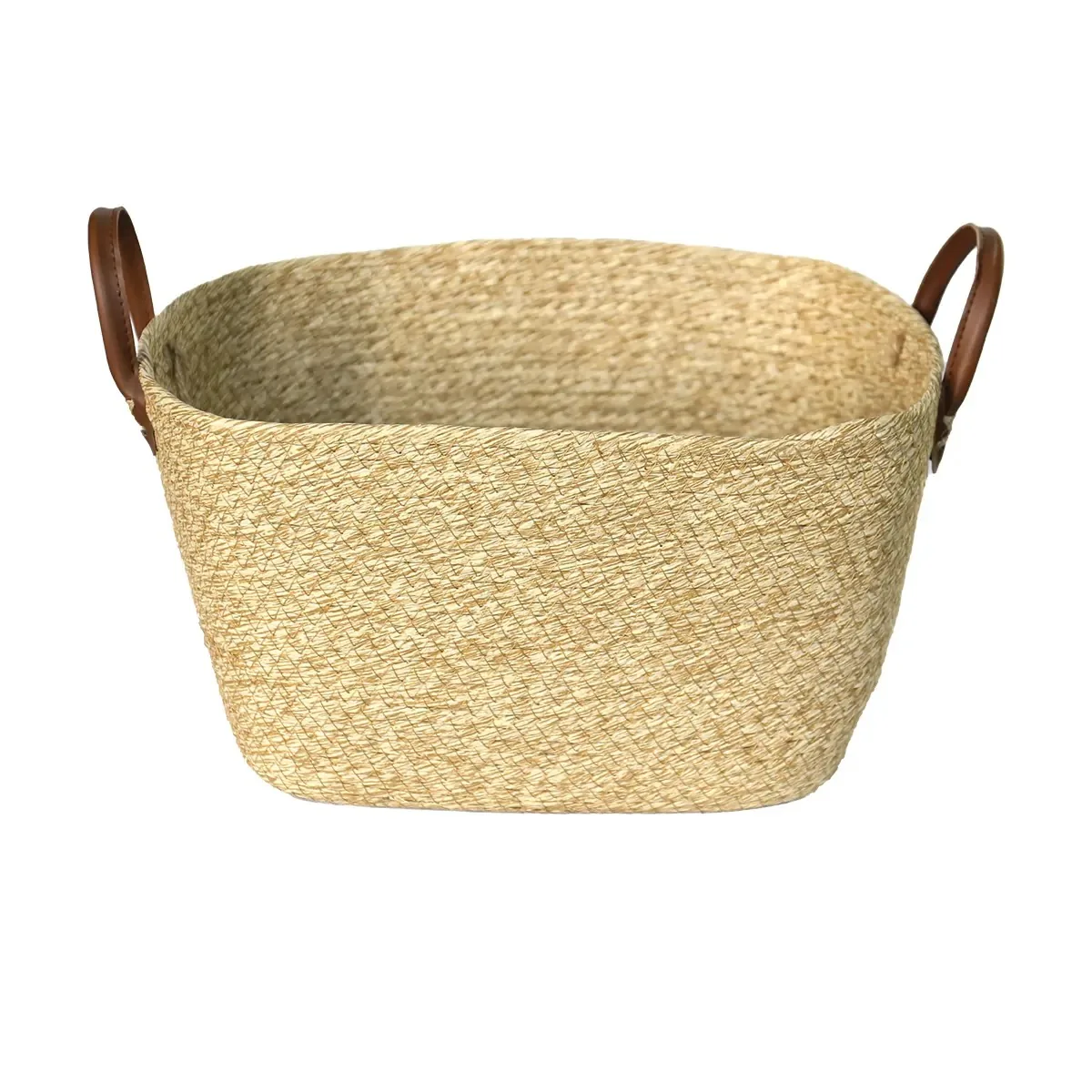 Cesto Paramount Fibra Natural 36x27x20cm Mocca