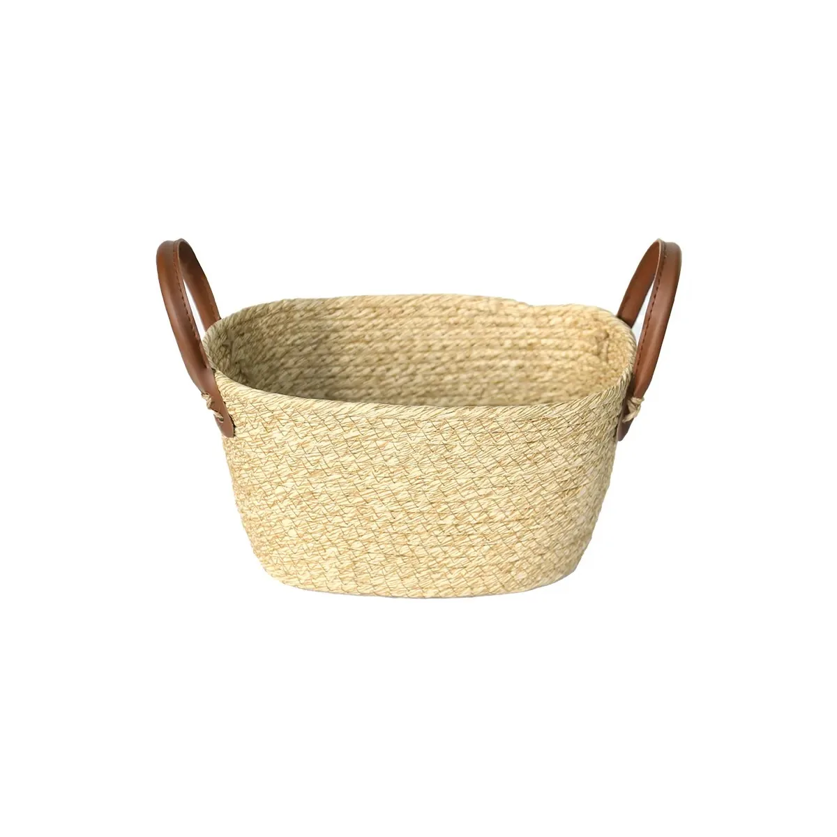 Cesto Paramount Fibra Natural 25x16x15cm Mocca