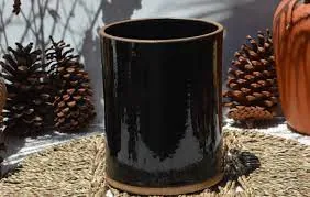 Vaso Florarte Ceramica Cilindro Pto 5cm