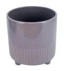 Vaso Yangzi Dolomita Base Listra 16,5x16,5x17,5cm