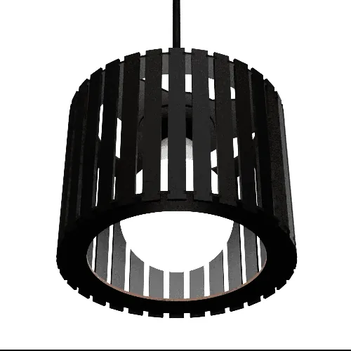 Luminaria Lenobre Teto Mdf 155-preta Red Peq