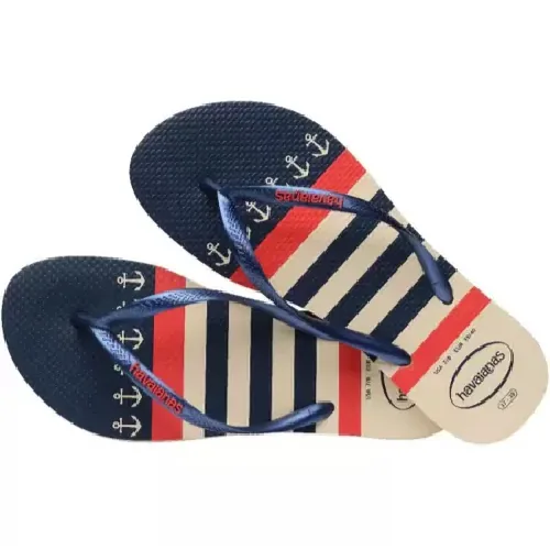 Sandalia Havaianas Slim Nautico Bg/mr 35/36