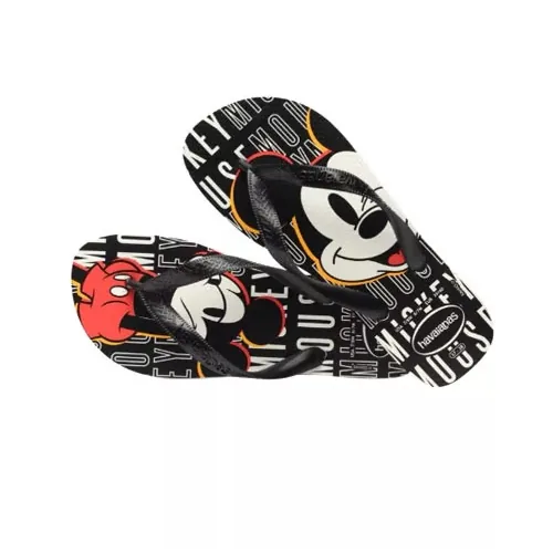 Sandalia Havaianas Top Disney Bco/pto  25/26