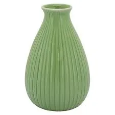 Vaso Crispin Ceramica Verde 1  /  14567