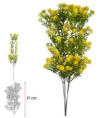 Planta Florarte 49cm Amarelo 43431002
