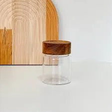 Pote De Vidro C/tampa Bambu 190ml