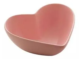 Coracao Lyor Ceramica Heart Rosa 8696