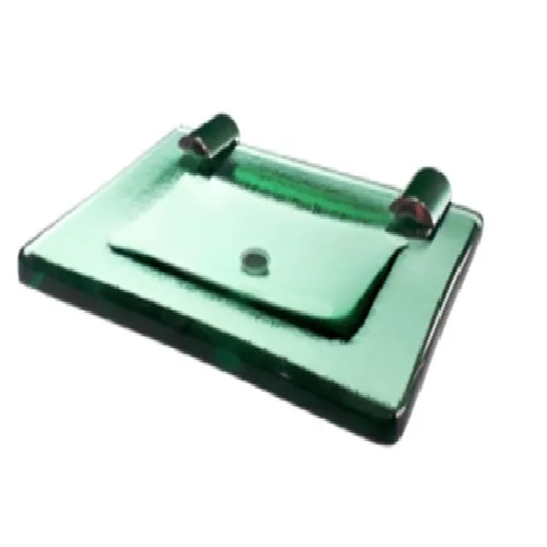 Saboneteira Glasscuban Reta 12x15 250inc