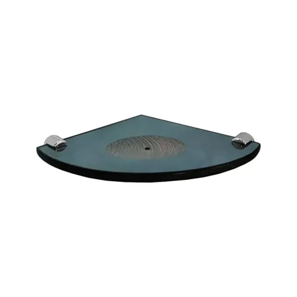 Saboneteira Glasscuban Canto Fume 18x18 331fm Pt