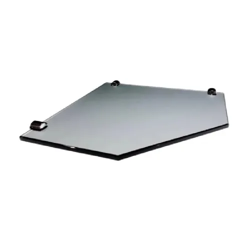 Prateleira Glasscuban De Canto Fume 22x22 431fm Pt