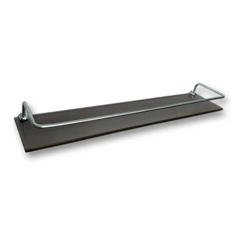 Prateleira Glasscuban Reta C/grade 40x10 585fm Pt