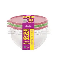 Pote Plasvale Kit C/3 Biovita Cores 1l