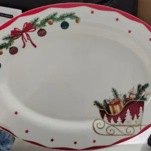 Travessa Florarte Oval Melamina Vintage 91004-001