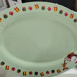 Travessa Florarte Oval Melamina Noel 91008-001
