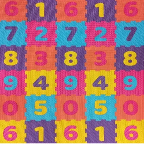 Tapete Kapazi Brisa Infantil Numeros 1.30m