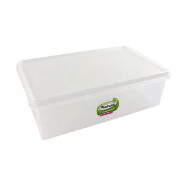 Caixa Plasvale Retangular Natural 6.5l