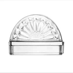Porta Lyor Guardanapos Sun 13x4.5x9cm Cristal