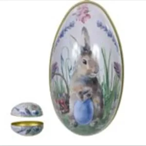Lata Florarte Decorativa Ovo Color 11cm Pascoa