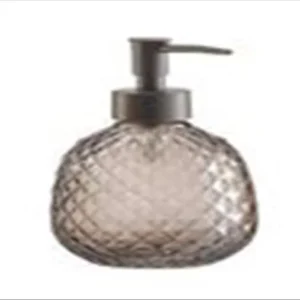 Dispenser Mek Vidro Luxuria Cinza 8.5cm X 17.5cm