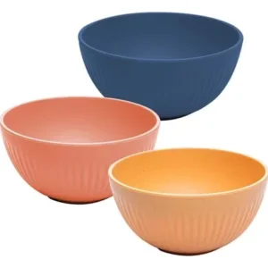 Saladeira Lyor Bambu E Pp Stripes 9.5x21cm