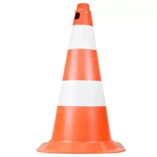 Cone Proteplus Rigido Plt Laranja/branco 75cm