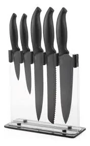 Jogo Mek Facas Com Suporte 6 Pcs Apex