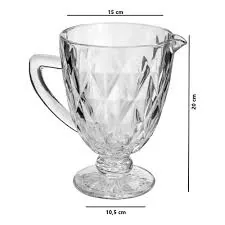 Jarra Plasvale Vidro Diamante 1.2l  Transp