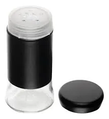 Porta Wolff Temperos Versatile Preto Vidro 135ml