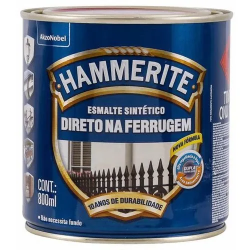 Esmalte Coral Hammerite    800ml Branco