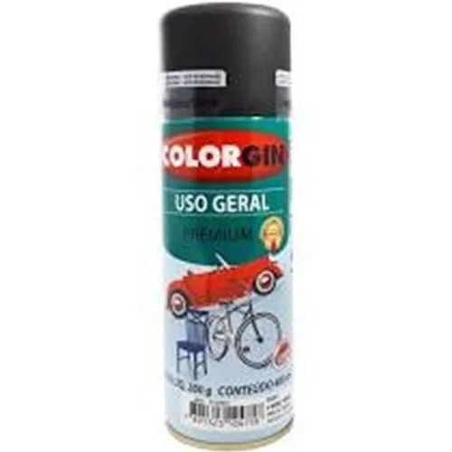 Esmalte Colorgin Uso Geral Pt Fosco 280gr 5400