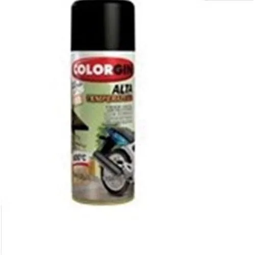 Esmalte Colorgin Alta Temp Pto Fosco 250g 5722