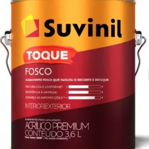 Latex Suvinil Toque Fosco 3600ml Branco
