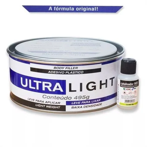 Massa Maxi Rubber Plastica Ultra Light C/catalis