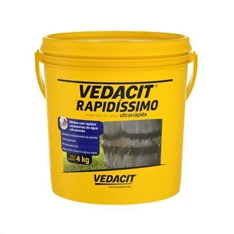 Vedacit Acelerador Ultrarrapido/rapidissimo 4kg