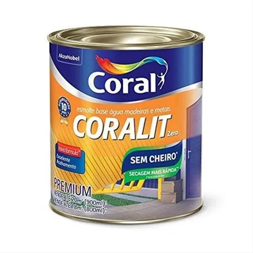 Esmalte Coral Bh Base D´agua Branco 900ml