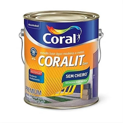 Esmalte Coral Bh Base D´agua Branco 3600ml