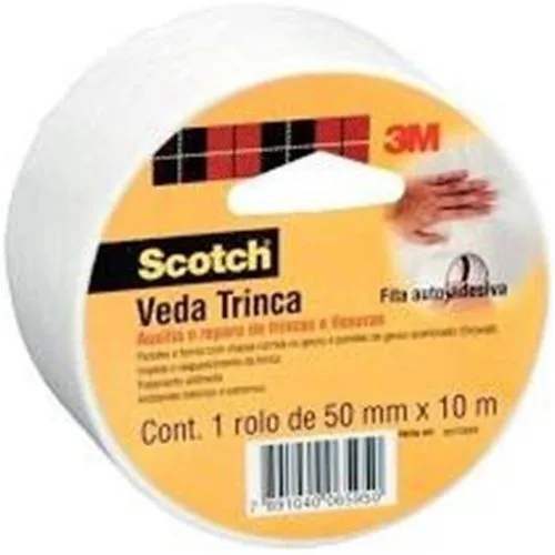 Fita 3m Veda Trinca 50 X 10mt