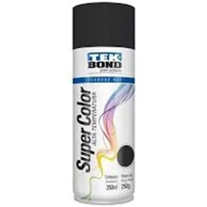 Esmalte Tekbond Uso Geral Pt Fosco Alta Temp 250g