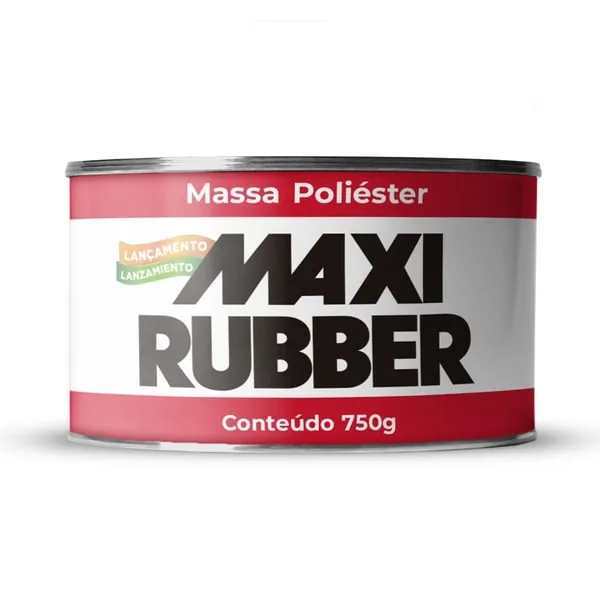Massa Maxi Rubber Plastica Pt 400g