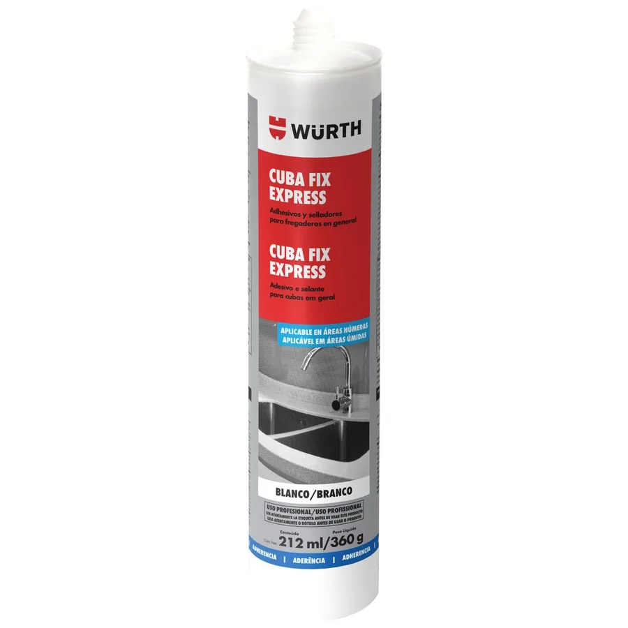 Cubafix Wurth Express Branco 360g