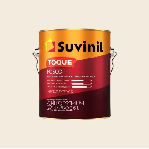 Latex Suvinil Toque Fosco  Branco 900ml