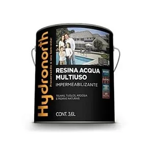 Resina Hydronorth Acqua Incolor Fosco  3600ml