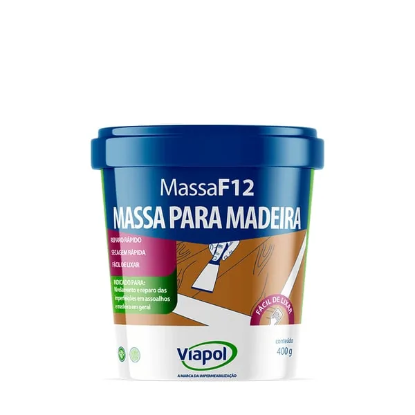 Massa Viapol F-12 400gr Branca
