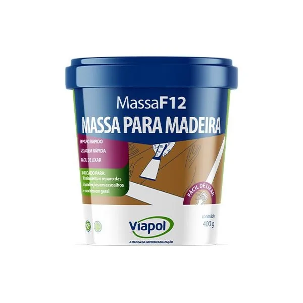 Massa Viapol F-12 400gr Cumaru
