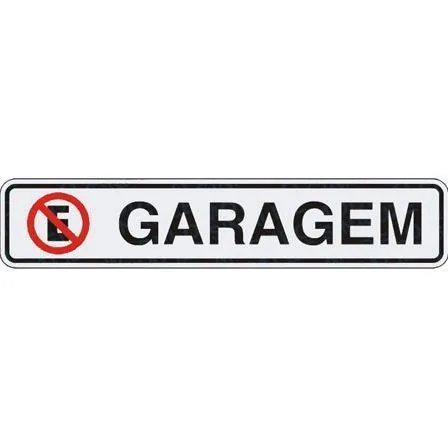 Placa Sinalize 200cf Garagem