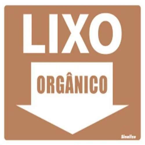 Placa Sinalize 220bj Lixo Organico