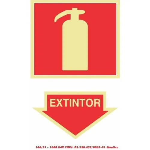 Placa Sinalize 250bd Extintor